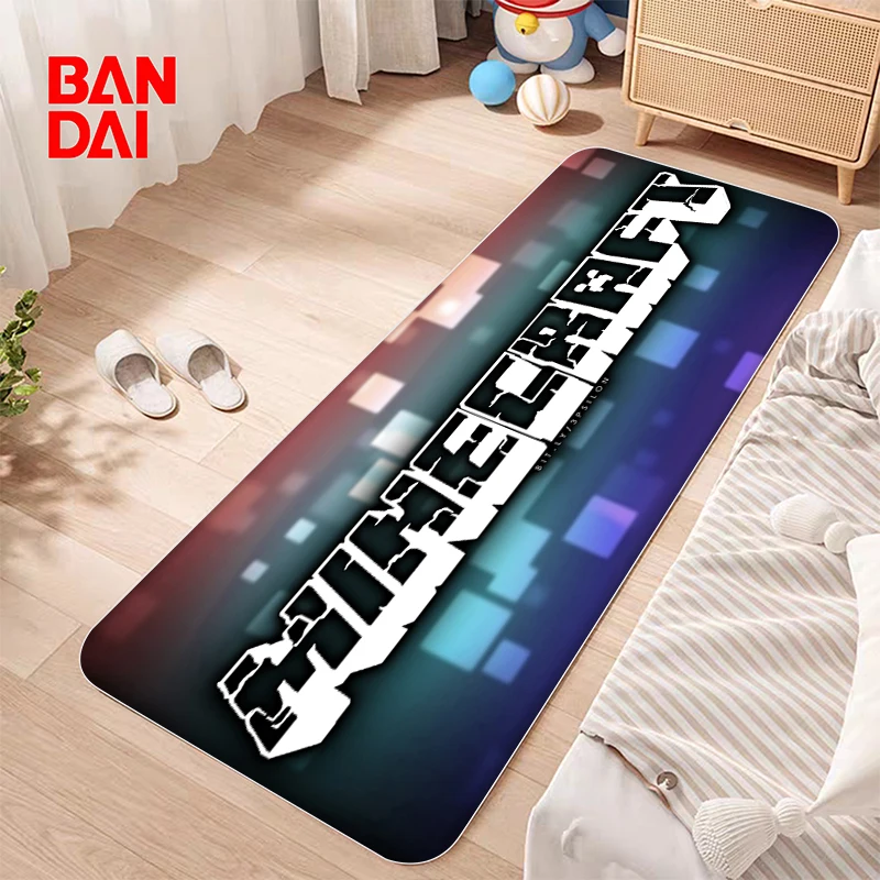 Kawaii Minecraft Bedroom Entrance Doormat Home Decoration Kitchen Floor Mat For Living Room Carpet Bathroom Rug Gift Door Mats