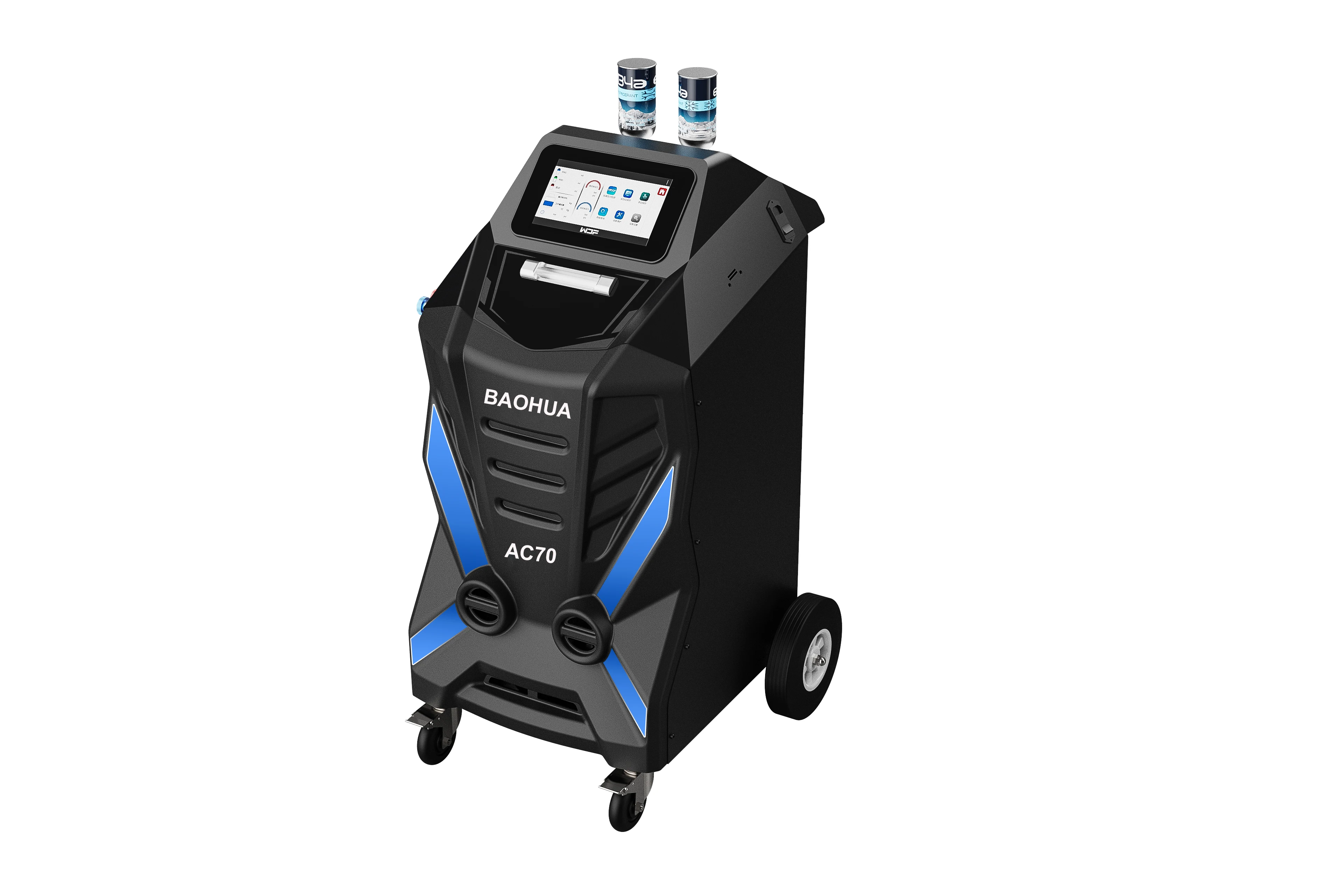 Baohua Automatic R134a Refrigerant AC Recovery Refilling Equipment with 5 Inch LCD Screen 95% Recovery Efficiency for Car Care