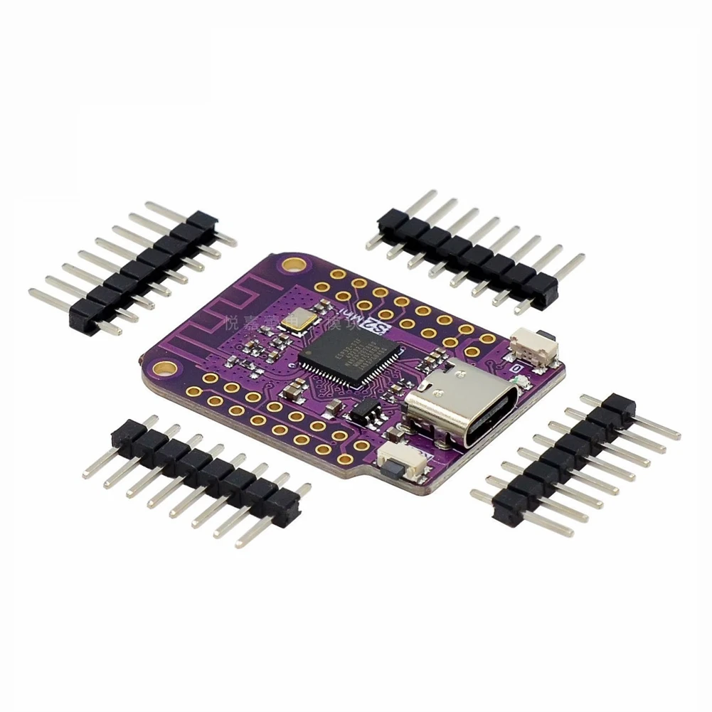 AT87-ESP32 S2 Mini V1.0.0 WIFI IOT Board Based ESP32-S2FN4R2 ESP32-S2 4MB FLASH 2MB PSRAM for MicroPython/Arduino