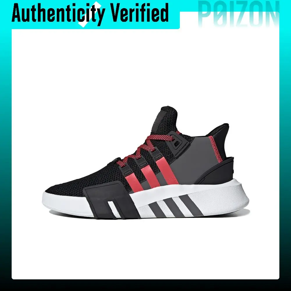 Adidas Originals Eqt Bask Adv Fabric Vintage Cushioning Slip Resistant Breathable Low top Casual Shoes Unisex BD7777