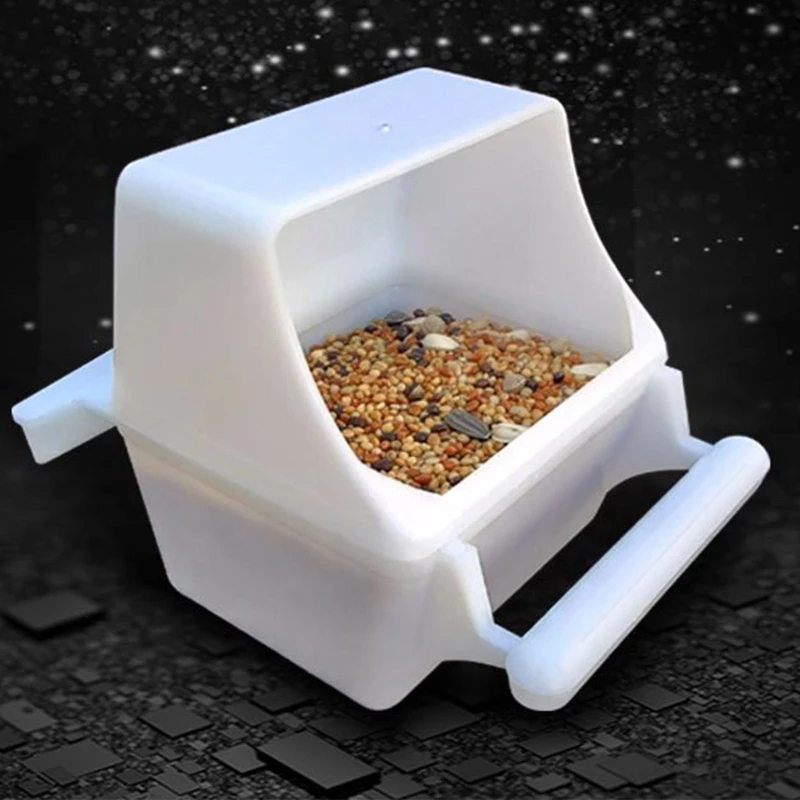 F92B DISPENSOR ALIMENTOS PERACETO NO MELHOR PAV PLÁSTICO COM POLHO PARA CONURE Finch