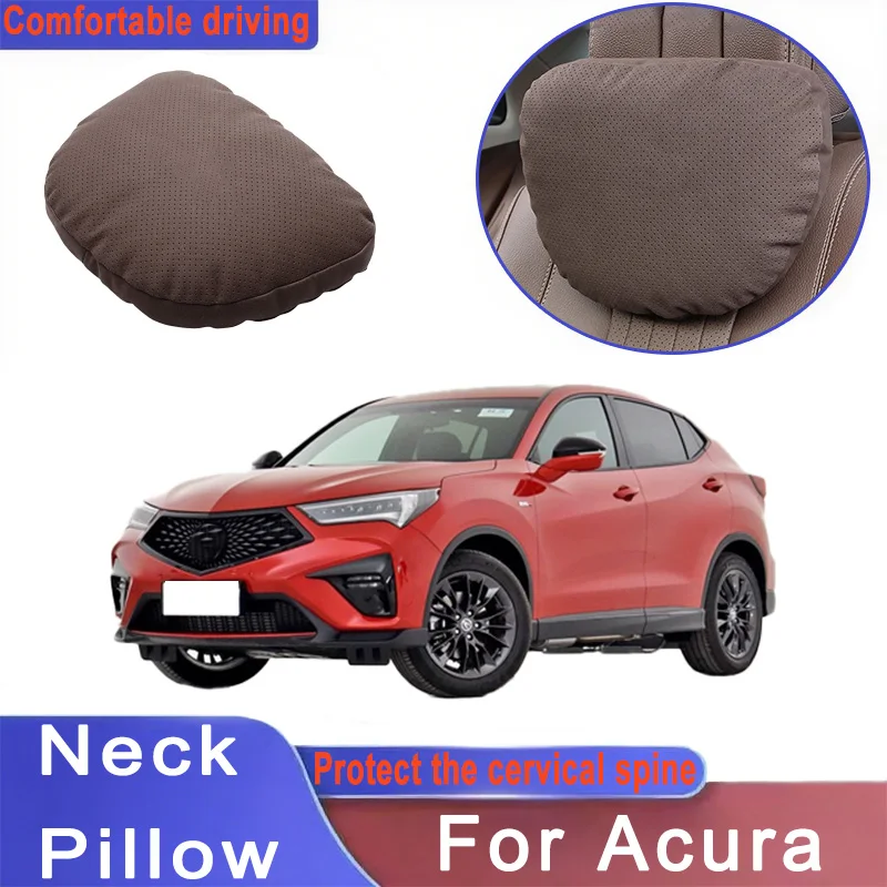 

Car Headrest Neck Support Seat Lumbar Cushion Neck Pillow For Acura CDX MDX RDX TSX RSX Integra TL RL NSX TLX ILX ZDX RLX