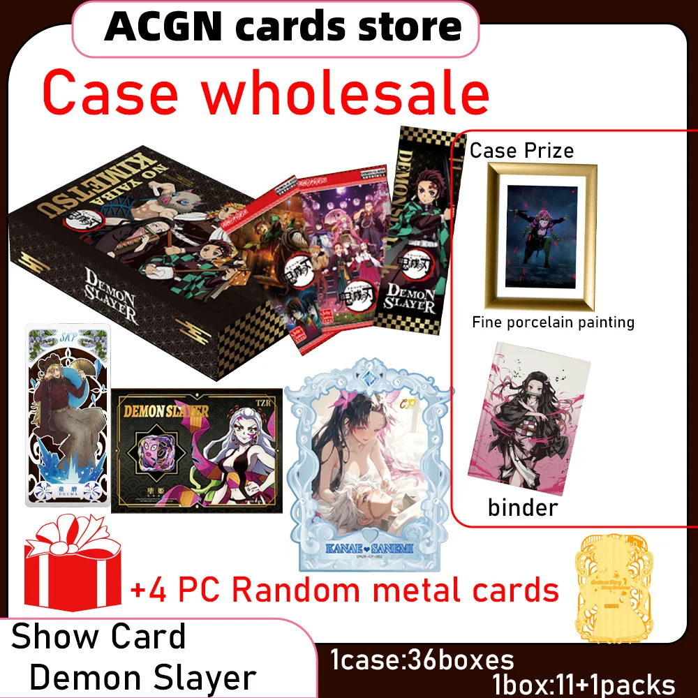 New Show Card Demon Slayer Collection Card Multiple Character Cards Colorful Character Card Badges Hobbies and Toy Gift