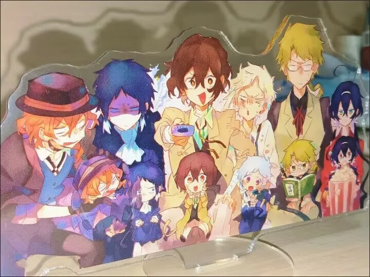 『文豪ストレイドッグス』 アクリルアニメ関連装飾品「太宰治、中原ナカヤ、中島、立川龍之介」