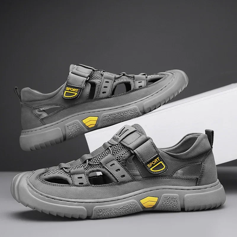 Men\'s Beach Wading Sandals New Outdoor Leisure Hiking Shoes Summer Fashion Breathable Mens Sneakers Comfortable Versatile Sandal