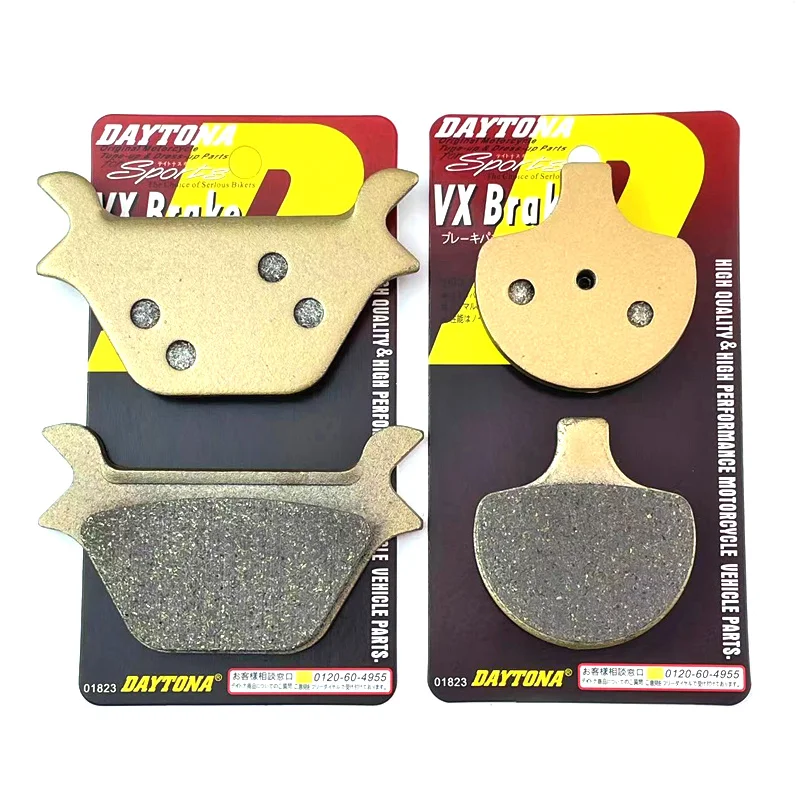 Motorcycle Front Rear brake pads For Harley SOFTAIL Fat boy/Softail Custom/Heritage/Springer FXST FLST Late 1987-1999