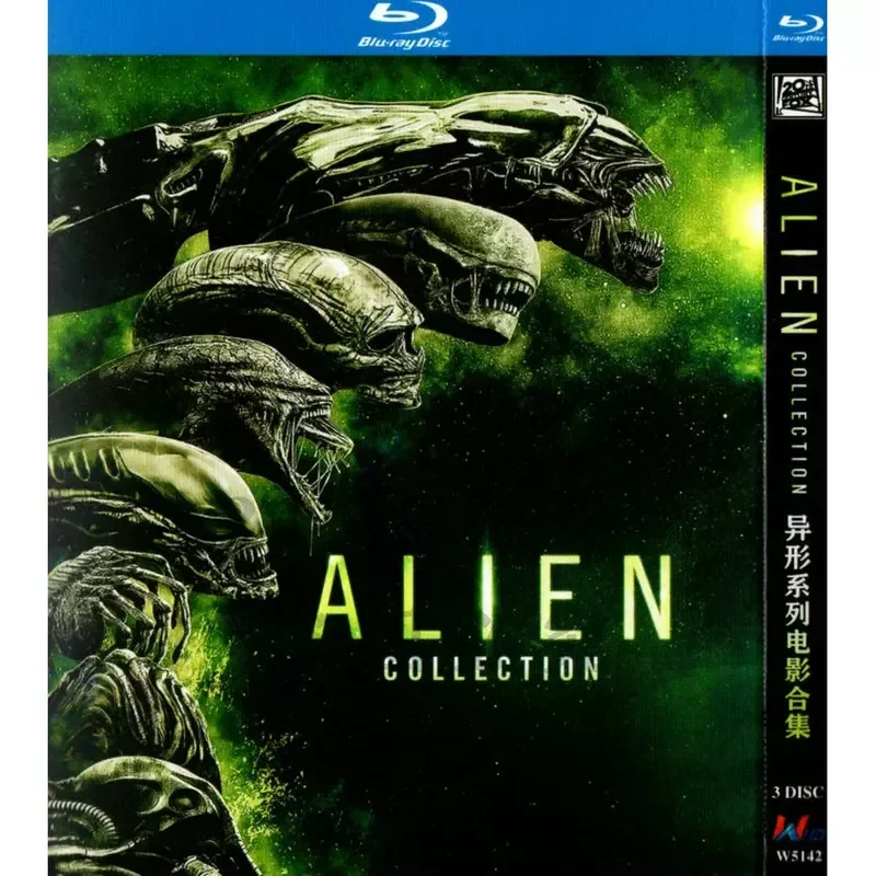 

American Horror Sci-Fi Movie Alien Series 10 Collections BD High Definition Blu-ray 3 Discs