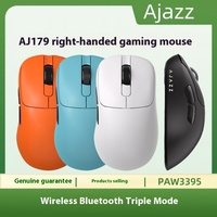 Ajazz Aj179 APEX 8k Wireless Mouse PAW3950 Sensor Three Mode Charging Base Gaming Mouse Lightweight Ergonomics 400mAh Pc Gamer