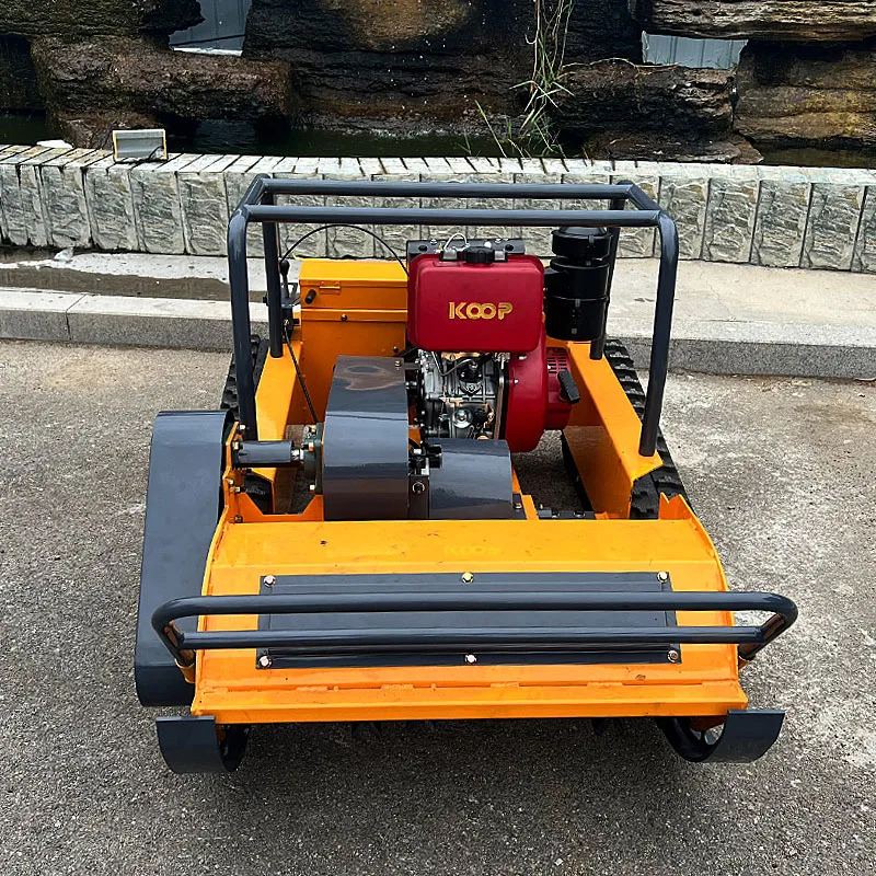 

Индивидуальная высококачественная вездеходная сельскохозяйственная газонокосилка с дизельным пультом дистанционного управления, многофункциональная беспроводная косилка с нулевым поворотом