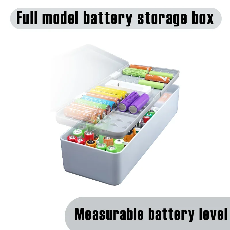 

Новый чехол для хранения батарей 2025 года, различные батареи, перезаряжаемые батареи AA AAA, 1,5 В, 1,2 В, новый ящик для хранения батарей