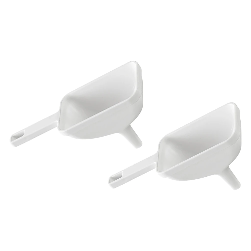 

2pcs Large Diameter Funnel Wide Mouth Foldable Bottle Transfer Pp Oil Plastic Travel Kitchen Bar Tools