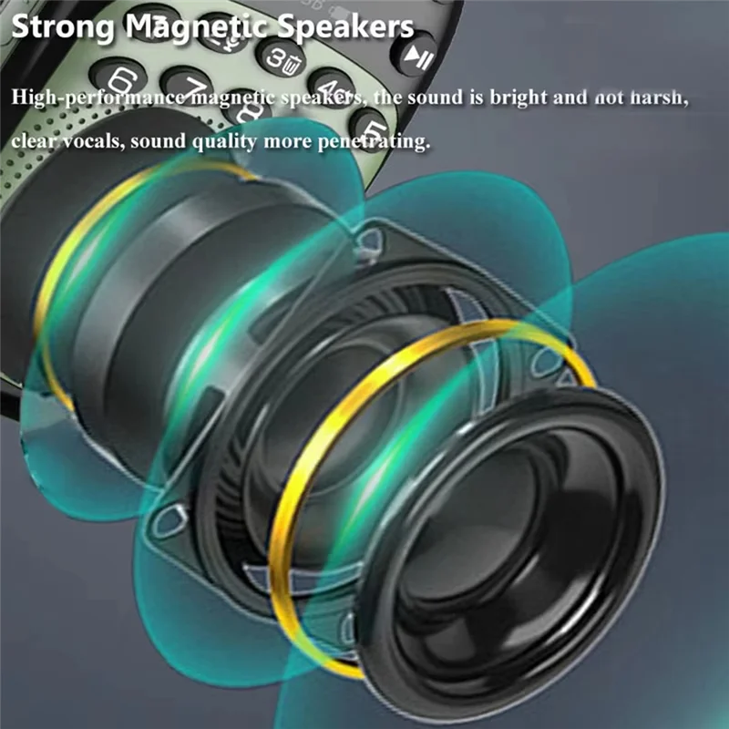 Abmf-mini bolso rádio fm portátil dsp rádios sem fio bluetooth alto-falante gravação interna & externa tf usb leitor de música a