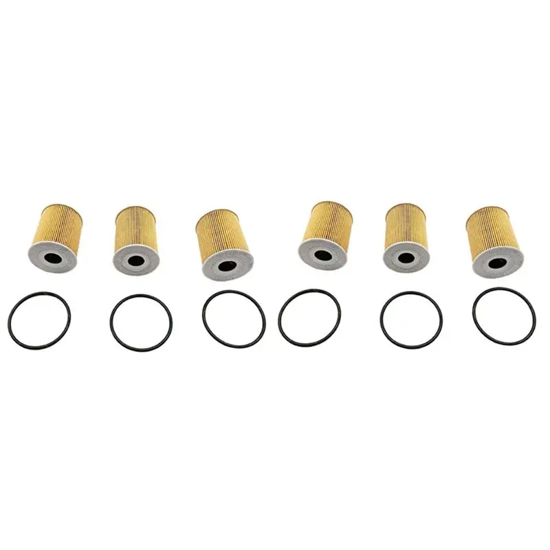 

6Pcs Engine Motor Oil Filter Kit 94810722200 For 911 Cayenne Panamera V6 V8 Accessories