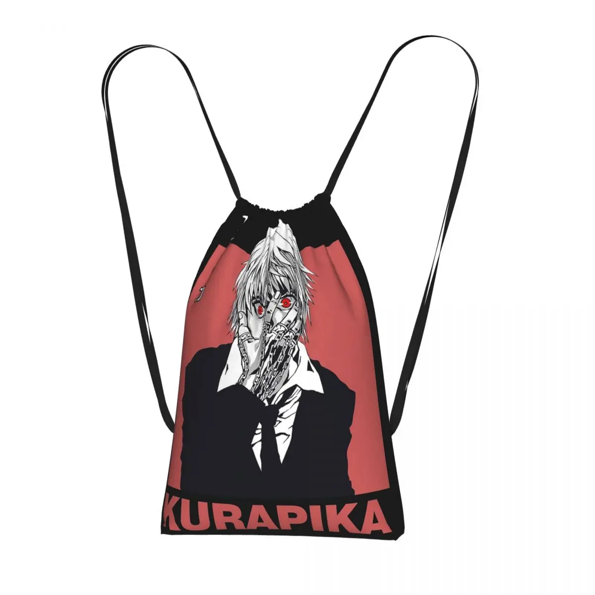 Anime Tokyo Ghoul Kaneki Ken Backpacks Portable Drawstring Bags Shoes Bag Book Bags for Travel Students