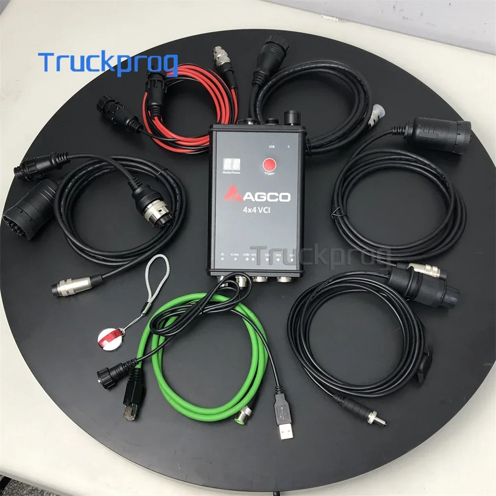 Herramienta de Diagnóstico Profesional para Tractores AGCO 4x4, Dongle VCI para Fendt, Massey Ferguson, Valtra, Challenger, Gleaner, CAN, K-Line