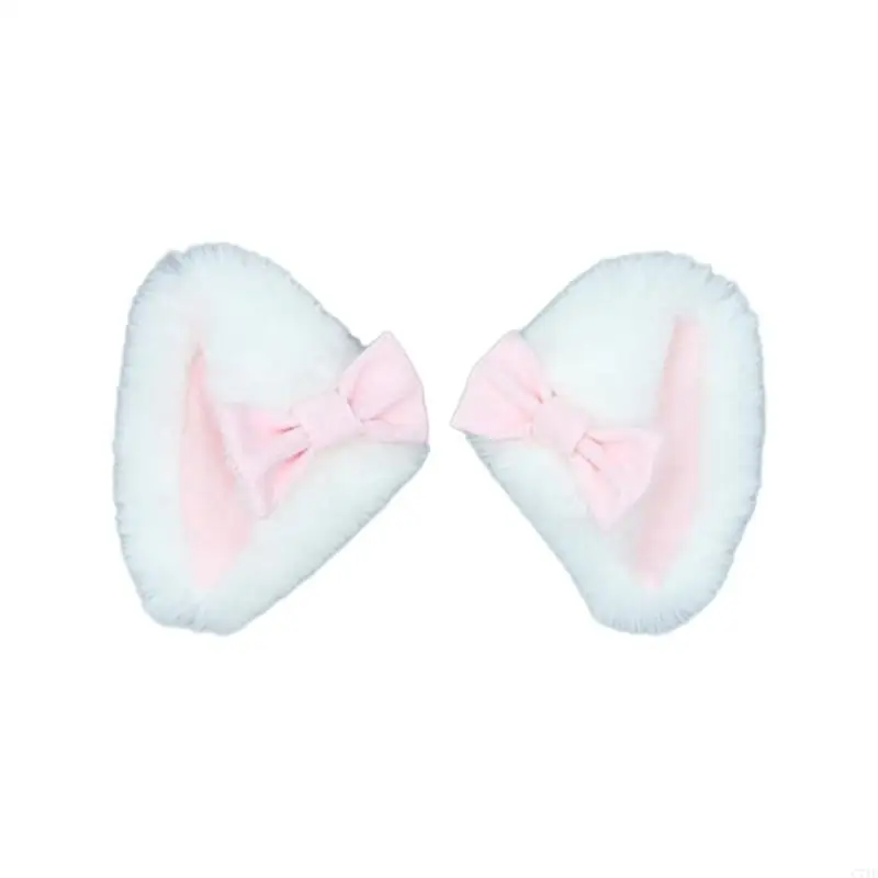 

C71F заколка для волос с кошачьими ушками и бантами, маскарадный головной убор на Хэллоуин, костюм для вечеринки