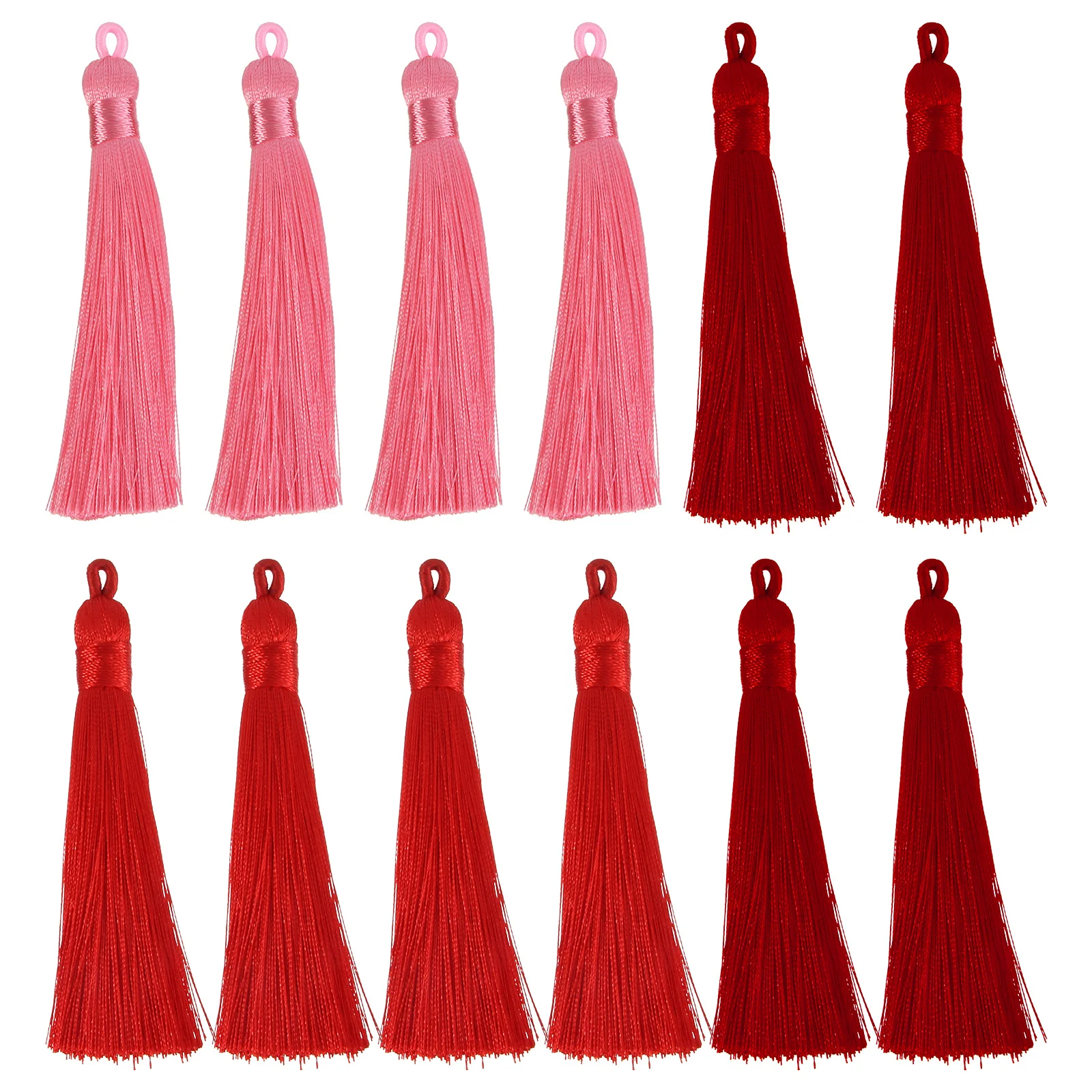 

12Pcs Cotton Tassel DIY Craft Material for Jewelry Making Book Fans Bracelet Curtains Home Decor Unique Gift Idea