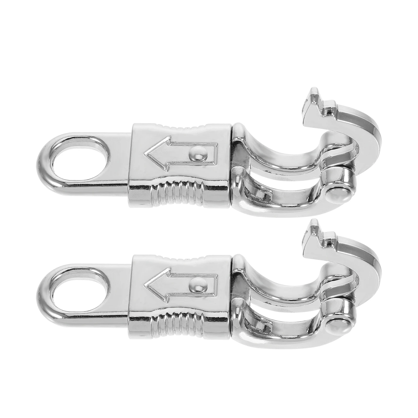 

2 Pcs Hardware Buckle Dog Collar Buckles Leash Clip Clasp Diy Clasps The Reins Travel Supplies