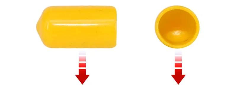 Leijiu Isolierende Weichkappe aus Gummi, Silikon-Endkappen, Dichtungen, Gewindeschutzhülle, Stopper, Schwarzer Dichtungsdeckel, Außenhülle – Detail 2