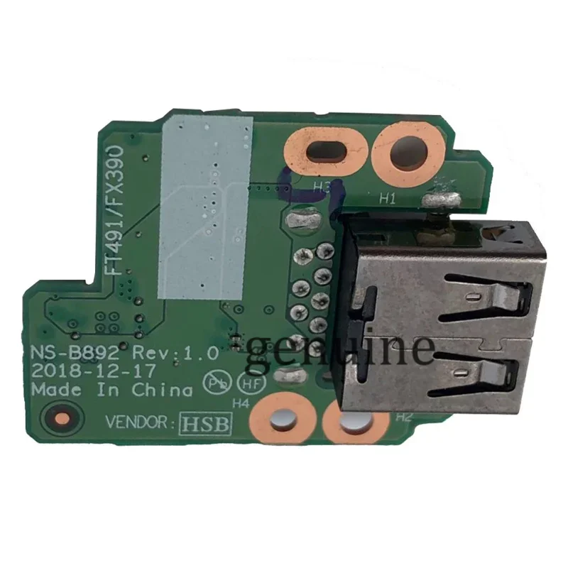 For Lenovo ThinkPad t490s t14s x390 x13 ft491 fx390 ns-b892 USB sub card board 01yn265