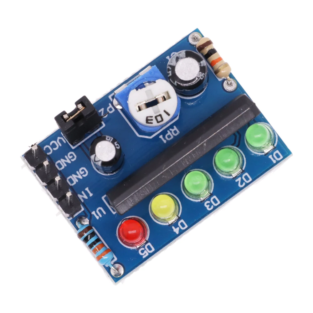 4 Segment LED Power Battery Indicator Level Audio Module 4-Digit Light Color Separation 12V Detection KA2284
