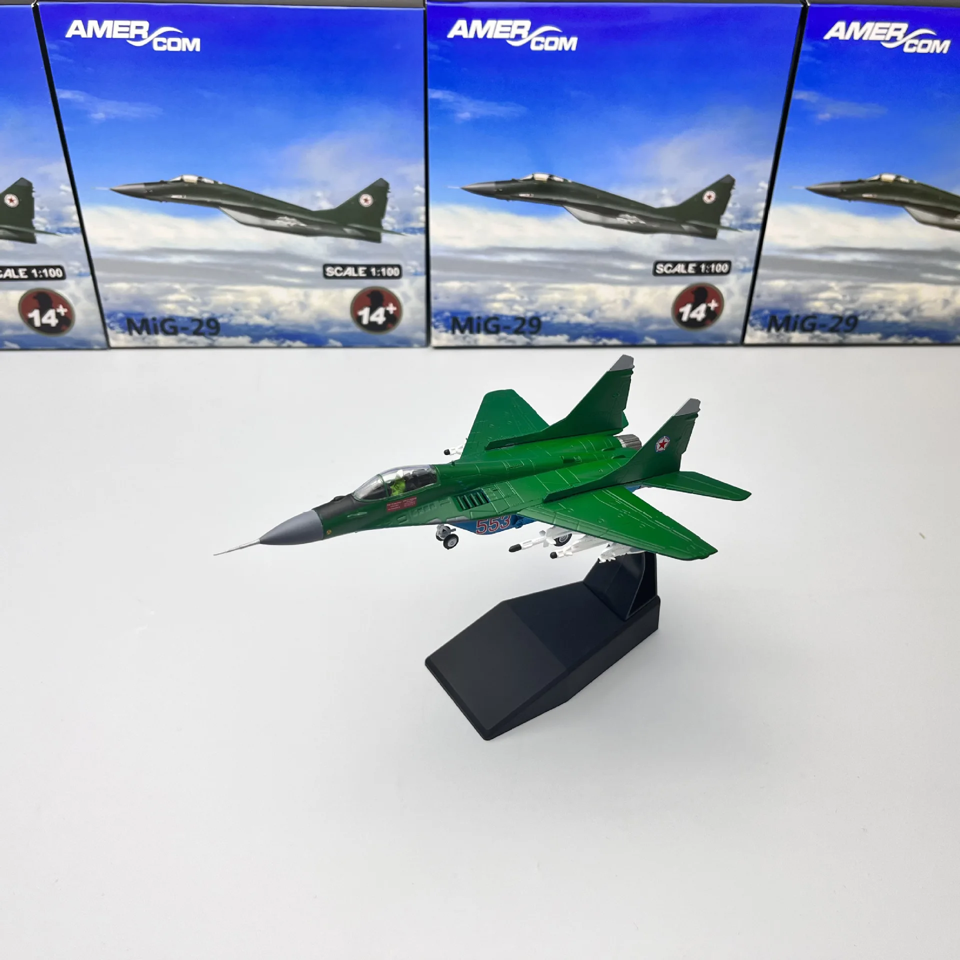

1/100 Scale North Korean Air Force MIG-29 Military Fighter Aircraft Metal Model Plane Kit Children Gift Collection Toy Ornaments