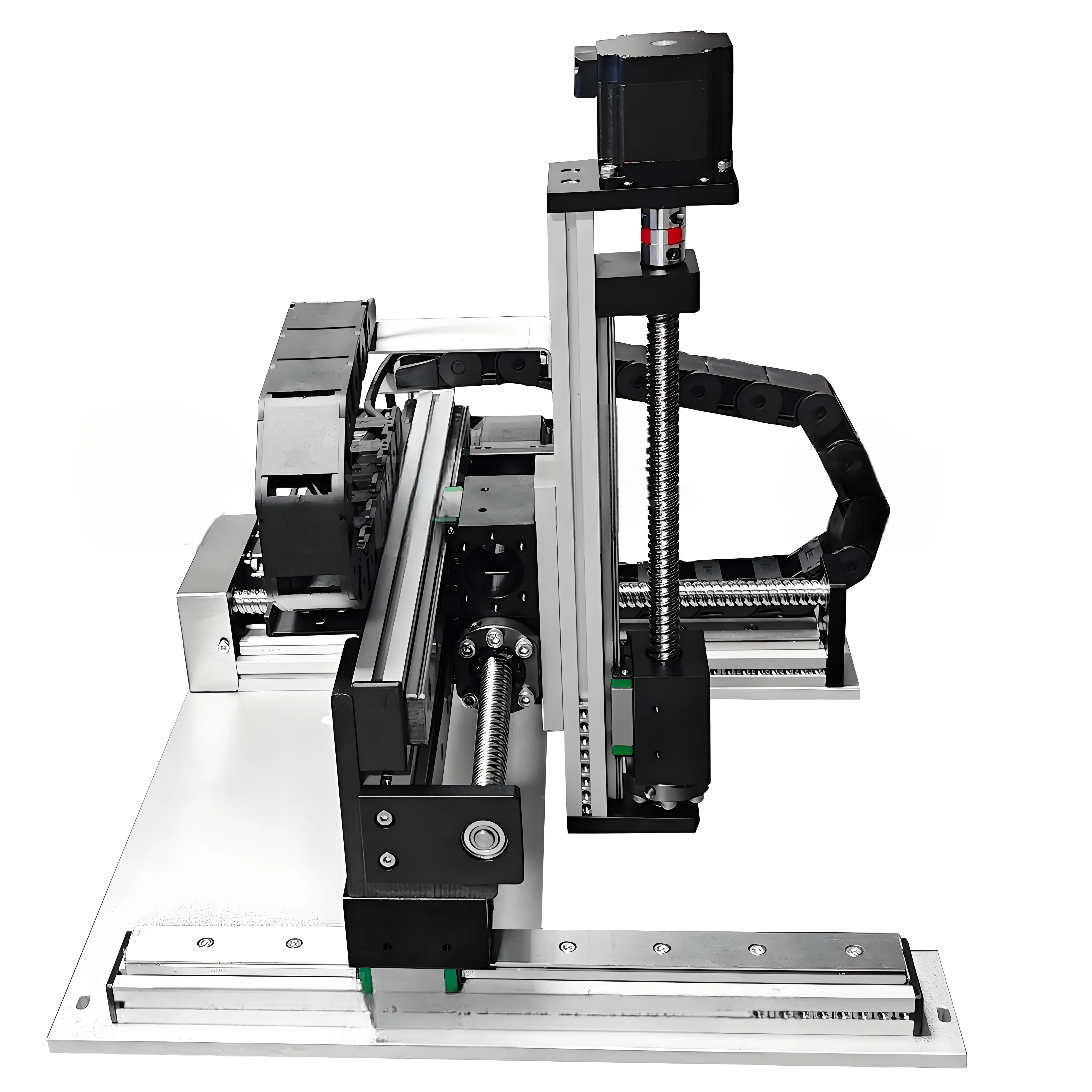 روبوت XYZ المرحلة الخطية CNC راوتر بمحركات 3 محاور جسرية روبوت الحركة الخطية الكرة المسمار دليل السكك الحديدية