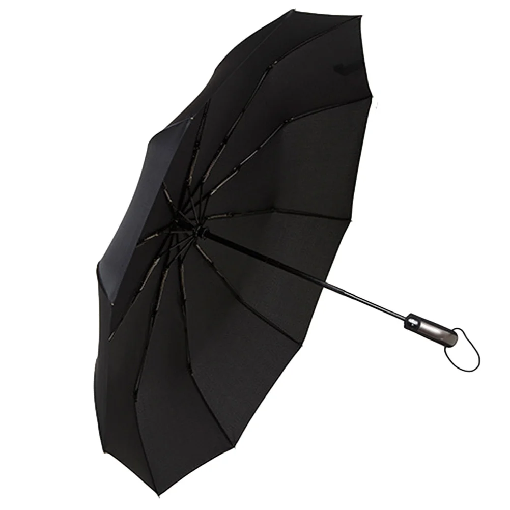 

Sturdy Windproof Lightweight Travel 210T Automaitc Folding Umbrella Ptfe Folding Umbrella Fabric Black
