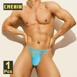 CMENIN Summer Ultra-thin Men Underwear Sexy Transparent Mesh Men's Panties Sissy Slips Gays Underpants Male Breathable Briefs