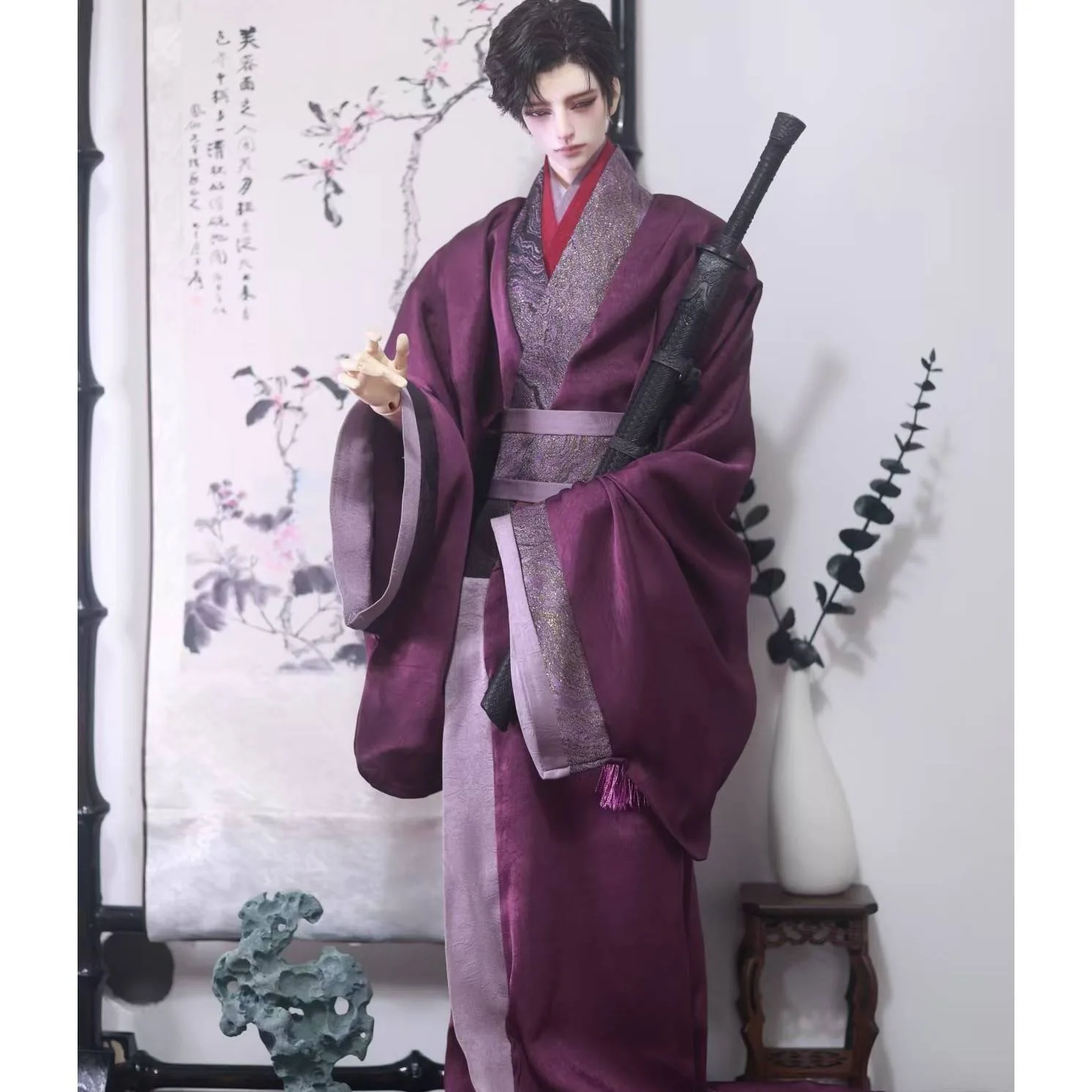 

（customization 30day）BJD doll clothes suitable for ID75 size white set clothes set doll accessories (2 points)