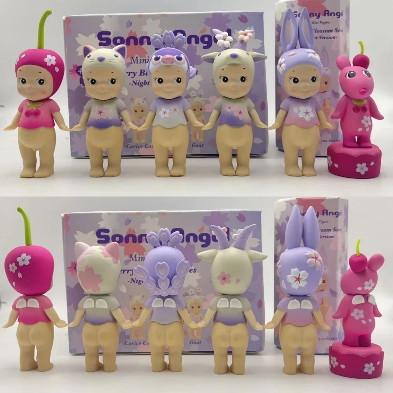 

Sonny Angel Cherry Blossom Series Nigbt Version Cherry Blossom Limited Editions Blind Box Ornaments Cute Surprise Mystery Gifts