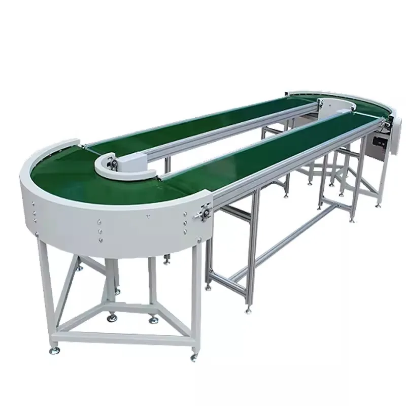 NEWEEK Conveyer Table Climbing Type Rubber Product Line Stainless Steel Anti-static Box Bag Belt Conveyor