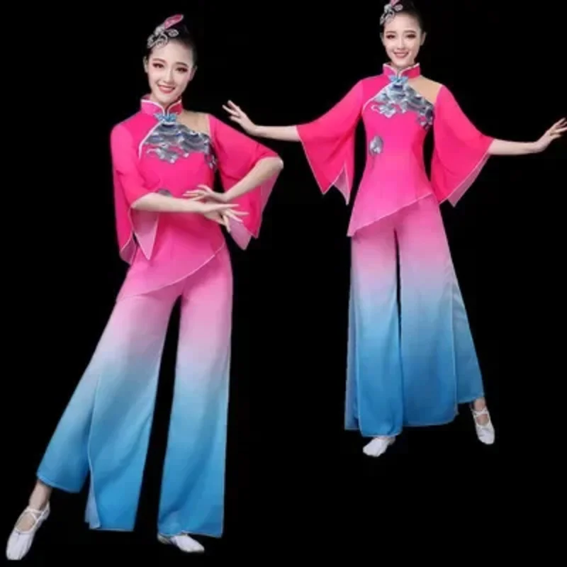 

Высокое качество Янко, новые классические элегантные костюмы для танцев в стиле веера, современные женские костюмы для выступлений, 7;k'2.s;9,