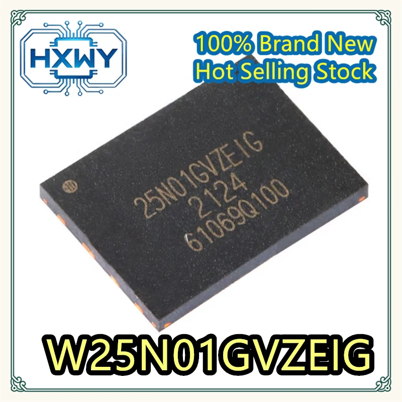 (3/10 pcs) W25N01GVZEIG   25N01GVZEIG   WSON8 package   Brand new, original   Integrated circuit   Fast dispatch