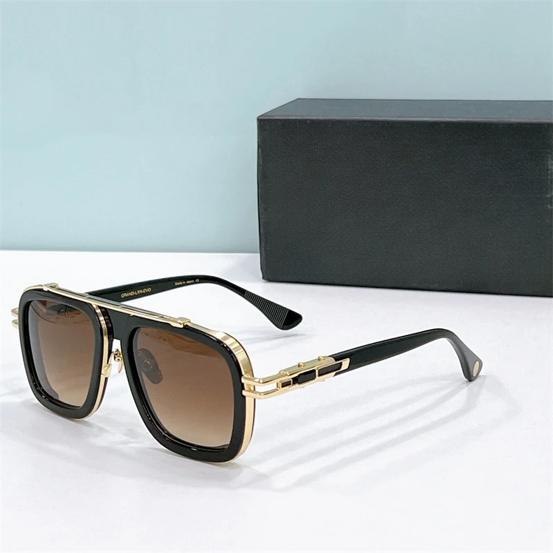 Women's Sunglasses Men DTS403 LXN-EVO Alloy Acetate Pilot Design High Quality Summer Outdoor Sunglasses For Man Woman