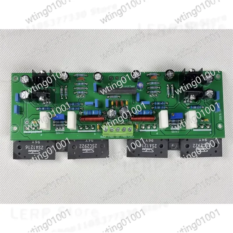 for UPC2581V Push SANKEN C2922 A1216 HiFi Amp Board 150Wx2 Low Noise Distortion Audio Power Amplifier Circuit Module