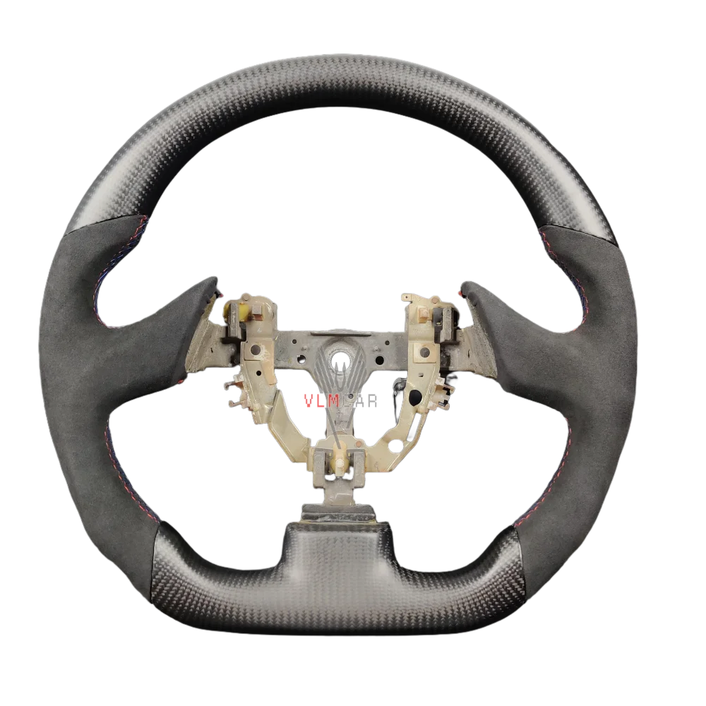 

Carbon Fiber Steering Wheel for Lexus SC300 SC400 SC430 1992-2010 JDM Style Direct Bolt-On Alcantara Leather Grip Sport Design