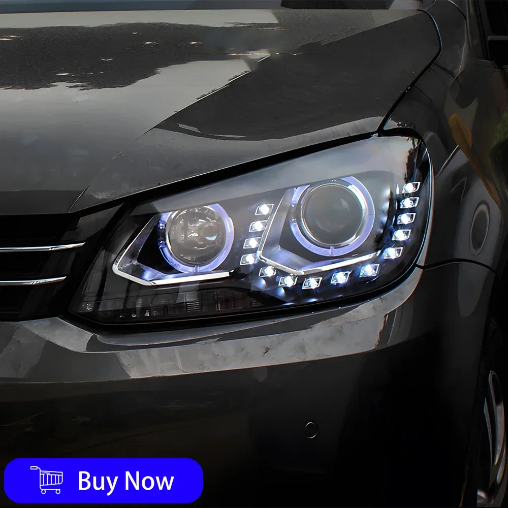 

For VW Touran 2011-2015 Car Front Lamps LED Car Headlights Assembly Upgrade High Configure Projector Lens Accessories