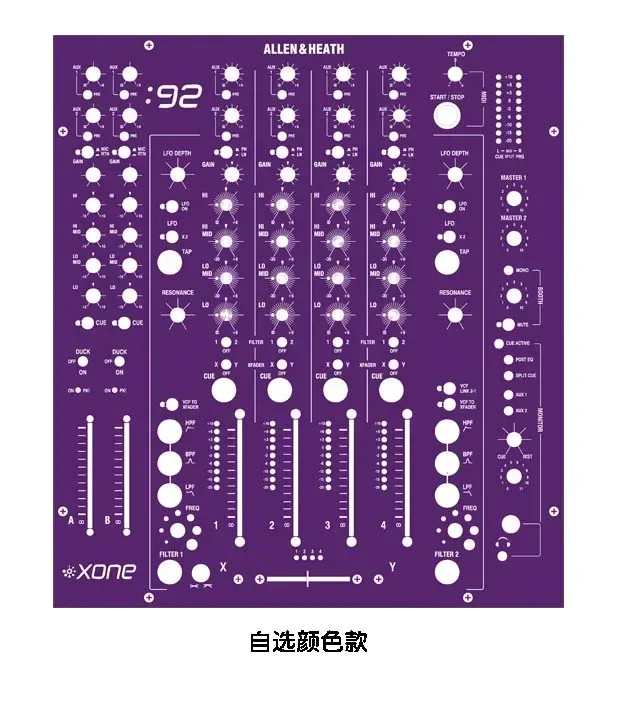 Allen&Heath xone 92 controller Skin Mixer Panel Protectiveprotective film