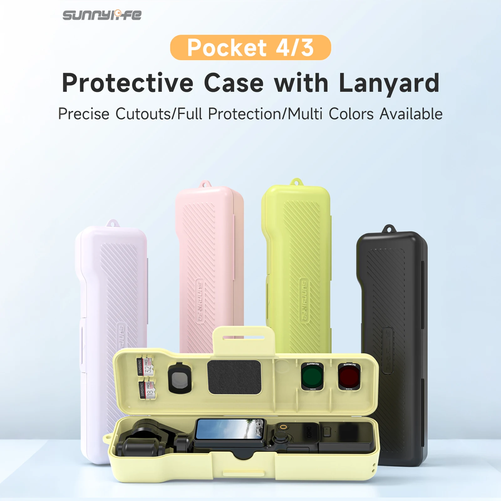 For DJI Osmo Pocket 4 3 Protective Shell Anti Dust Camera Le