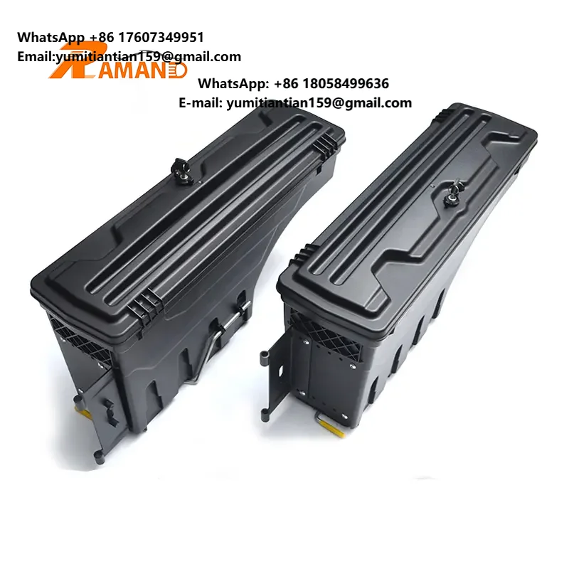 

4x4 Pickup Accessories Black Storage Box for Navara NP300 Plastic Bed Tool Box for NP300