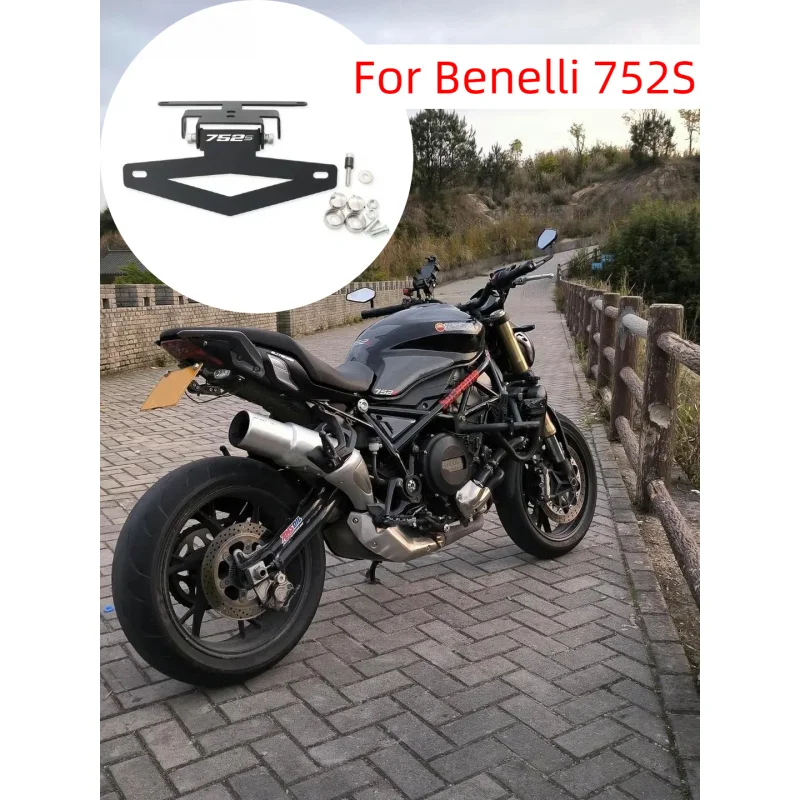 

For Benelli 752S 502C Motorcycle License Plate Holder Tail Light Bracket Tidy Fender Eliminator