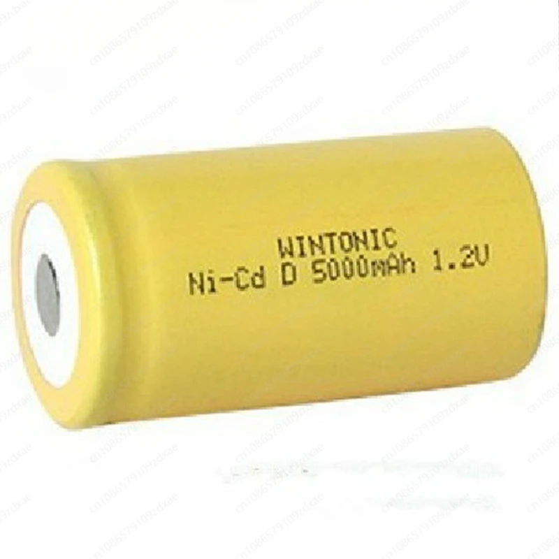 6pcs Brand High Capacity 1.2v D Size Batteries Type D 5000mAh 1.2v Ni-cd with Tabs D Size Rechargeable Batteries 6000mah 7.2v