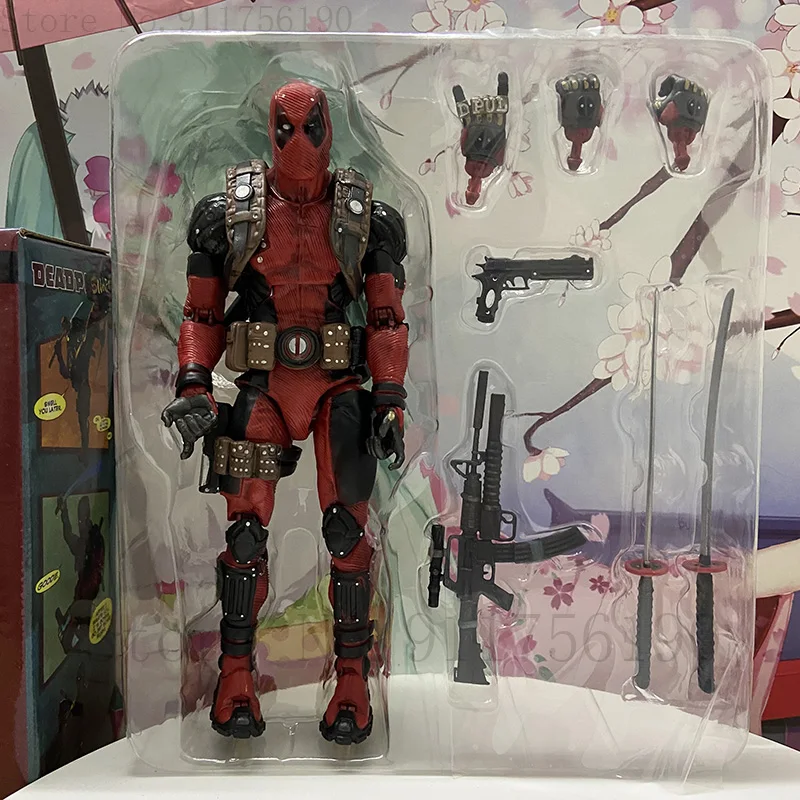 NECA X-Men Deadpool Actionfigur Superheld Deadpool Figur EPIC Ultimate 20CM Sammlermodell Spielzeugpuppe Geburtstagsgeschenk – Detail 21
