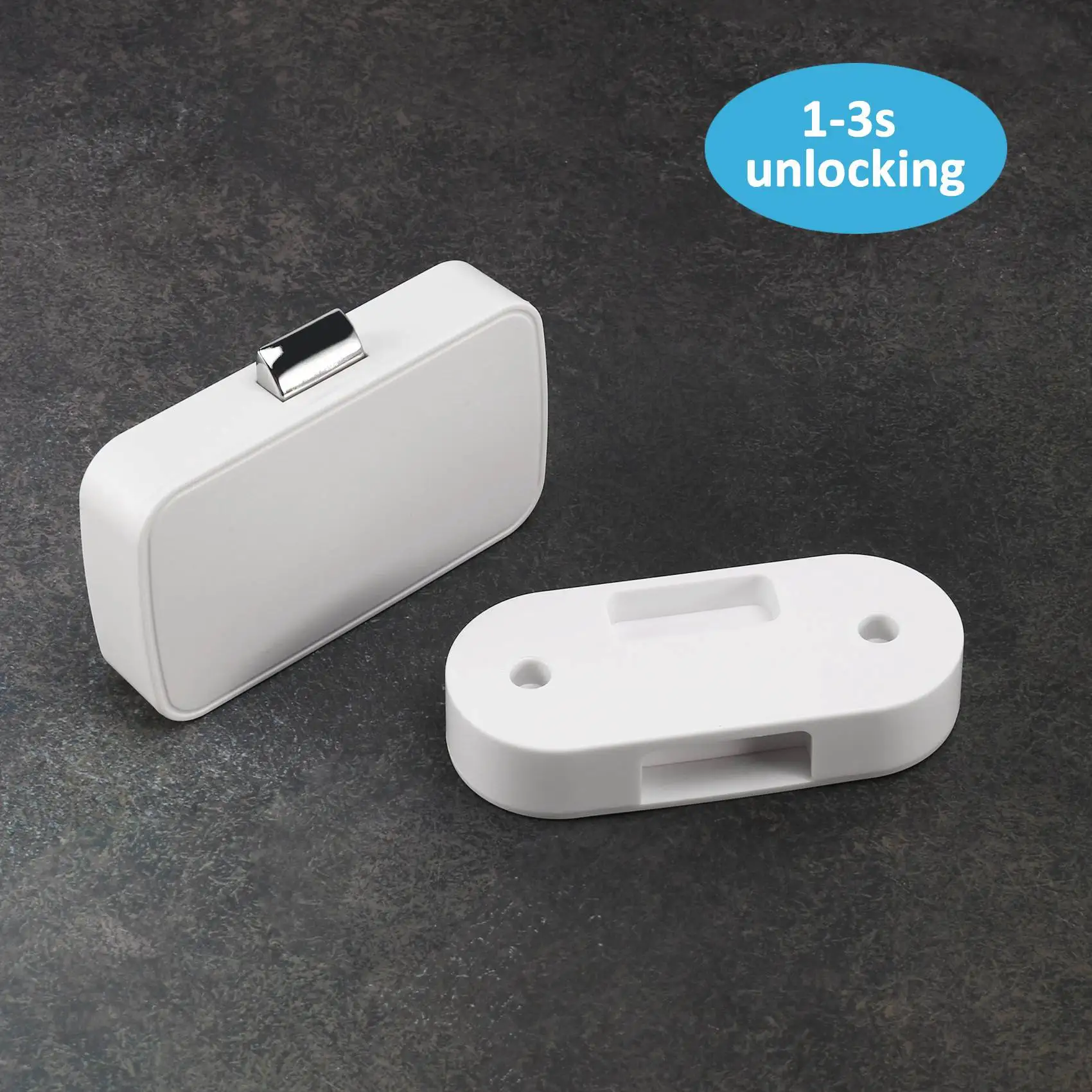 Najlepsze Oferty T1 Inteligentny Zamek Bluetooth APP do Szuflady Zamek Otwierany Bezkluczykowo Niewidoczny Zamek Zamek do Szafki na Dokumenty Zamek do Szafy