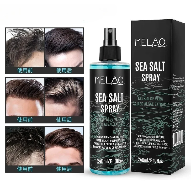 

Hair Styling Spray Beach Surfing Styling Refreshing Non-Greasy Moisturizing Men's Sea Salt Spray Hair care