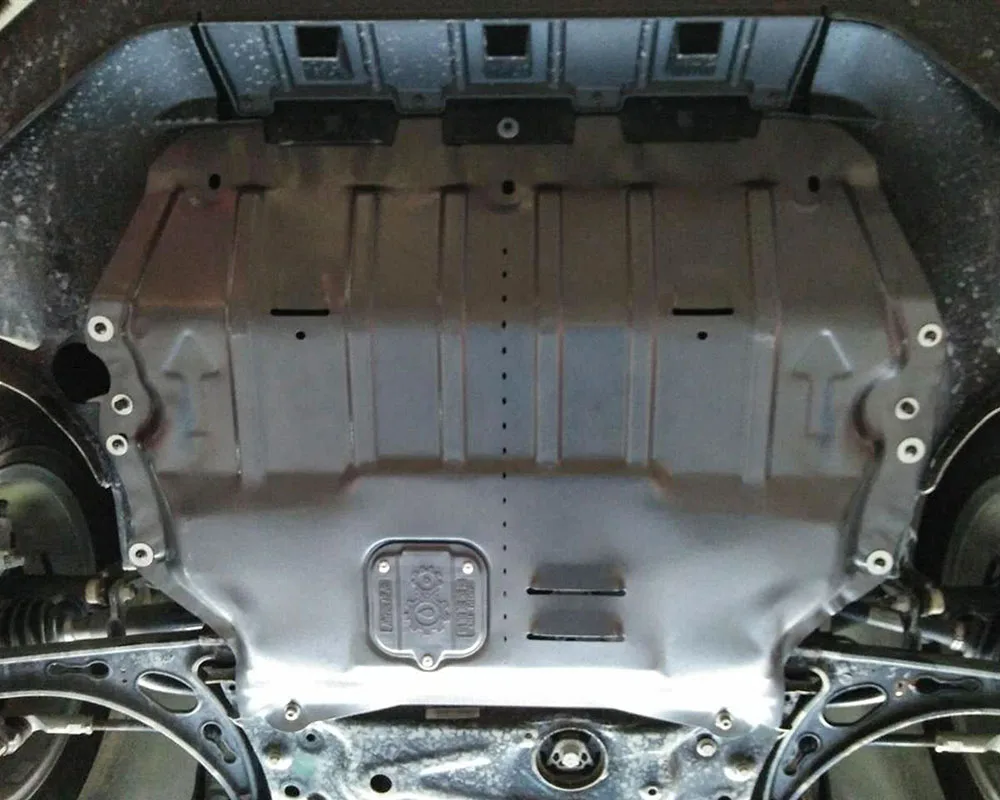 ل VW Tiguan 2010-2017 1.4T 1.8T تحت المحرك الحرس سبلاش درع الطين الحاجز غطاء الطبق درابزين قطعة من نسيج حامي