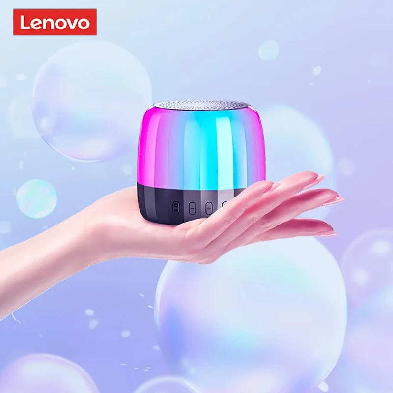 Choice Lenovo K3 Plus Bluetooth 5.2 RGB altoparlante leggero impermeabile Usb altoparlante esterno Subwoofer lettore portatile