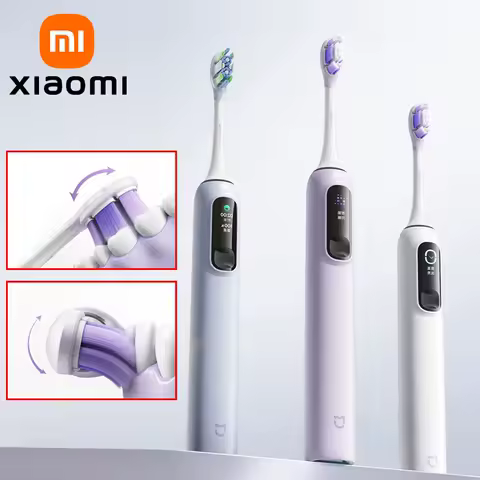 XIAOMI MIJIA Sonic Vibration Electric Toothbrush Pro,Smart 4 Modes, Long Battery Life, IPX8 Waterproof,LED Screen &amp; Travel Lock