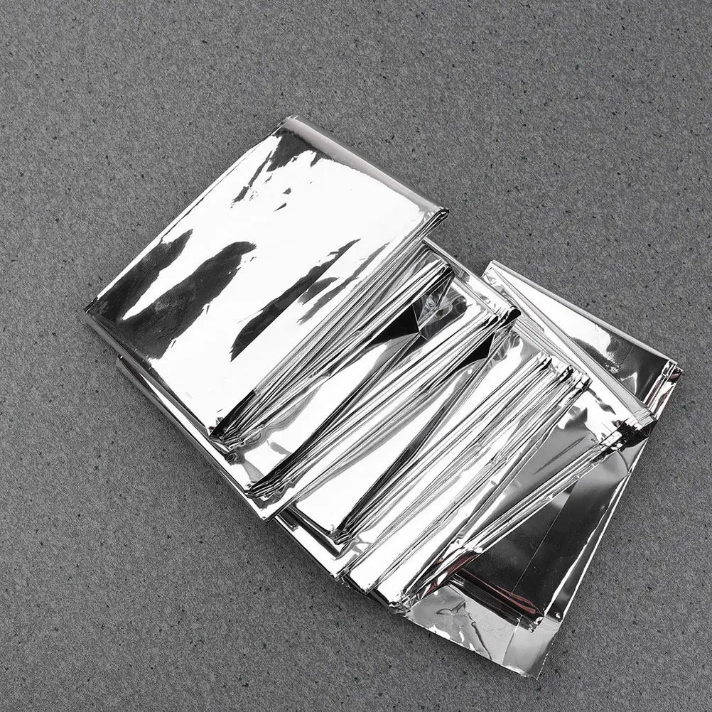6Pcs Garden Reflective Film Reusable Warm Keeping Thin Film for Plants Outdoor Camping Emergency Use Foldable Lightweight Plant